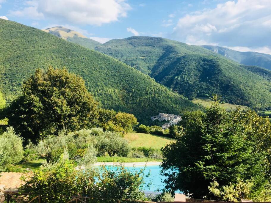Вилла Casale Rosso Castel San Felice Экстерьер фото