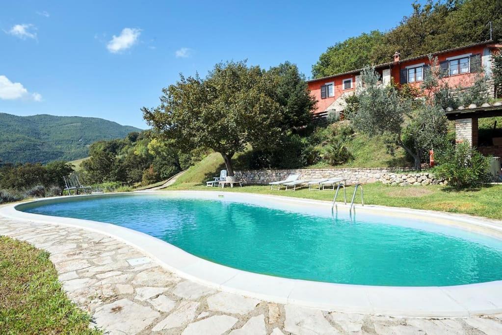 Вилла Casale Rosso Castel San Felice Экстерьер фото