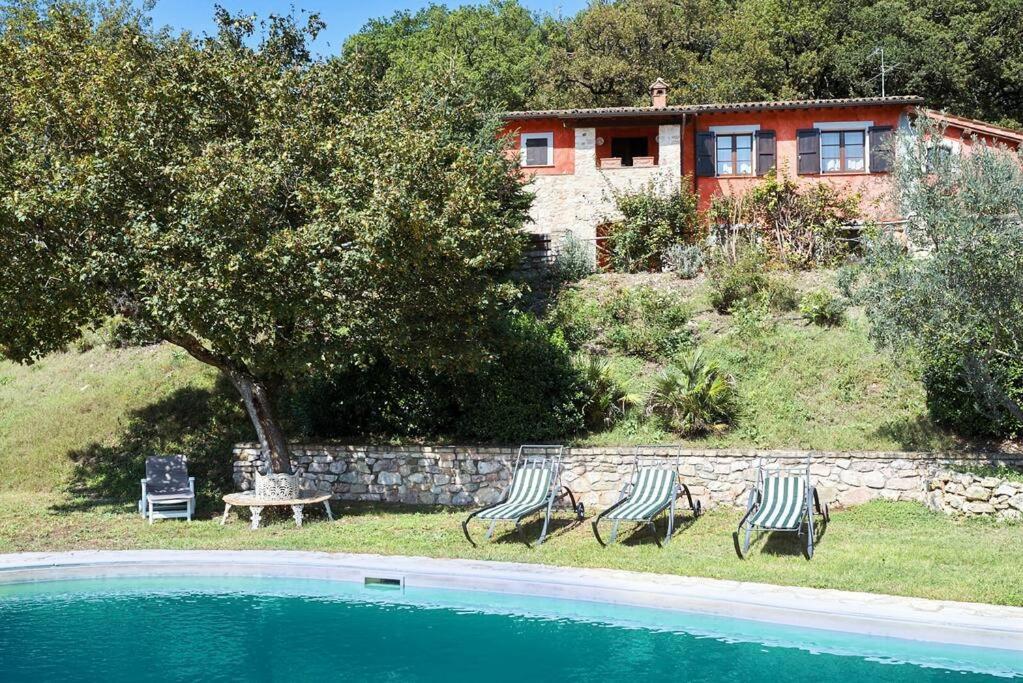 Вилла Casale Rosso Castel San Felice Экстерьер фото